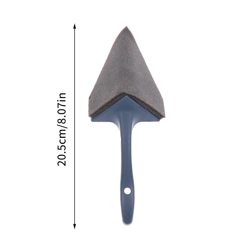 Triangle Paint Brush With Durable Plastic Handle - Multi-Functional Corner And Painter For Easy Application