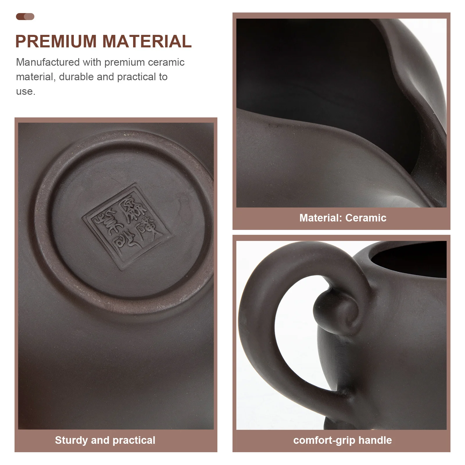 

Ceramic Creamer Jug with Comfort Grip Handle for Hot Maple Syrup Gravies Milk Dispenser Retro Style Kitchen Gadget Small Milk