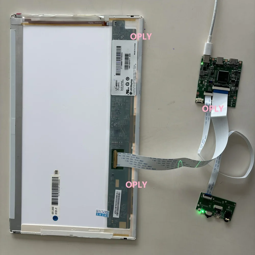 Control Board kit LVDS 2 TYPE-C MINI HDMI-compatible for N101LGE M101NWT2 N101L6 10.1" 1024X600 screen monitor LCD LED panel view 5