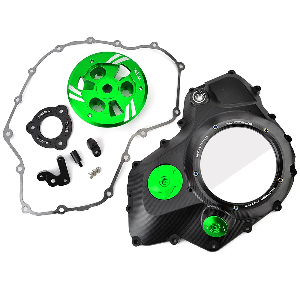 Clear Clutch Cover For Kawasaki NINJA H2 SX SE 2018-2024 NINJA H2 2016-2024 NINJA Z H2SE 2020-2024