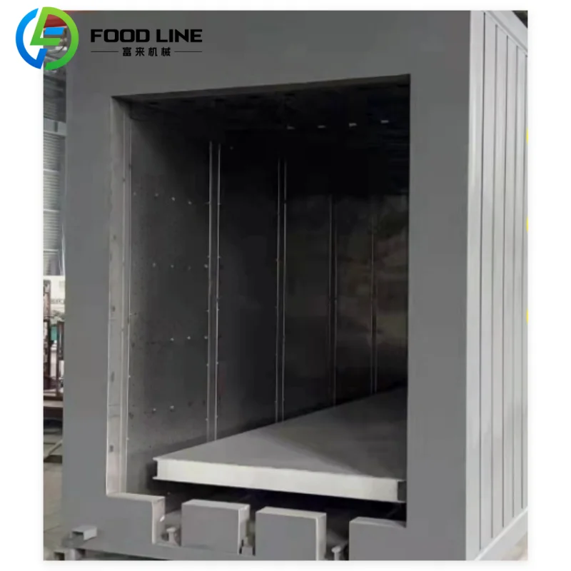 Industrial Movable Hot Air Tunnel Dryer for Fruits & Briquettes Food Processing Drying Oven