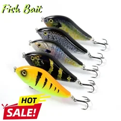 Slider Swim Action Hard 70/100MM 14.5G/45G Body Jerk Bait Slow Sinking Jerkbait Fishing Lure Pike Musky Fishing Fishing Stream