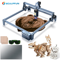 SCULPFUN S9 Wood Acrylic Fabric Paper Laser Engraving Machine Cnc Laser Engraver Mini Marking Machine Laser Engraving