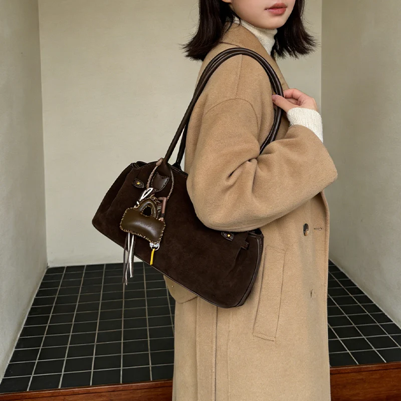 

Women's Backpackhandbagcommuter Bagshoulder Bagcrossbody Bagsuede Armpit Bagwork Backpacksimple Backpackphone Pouch