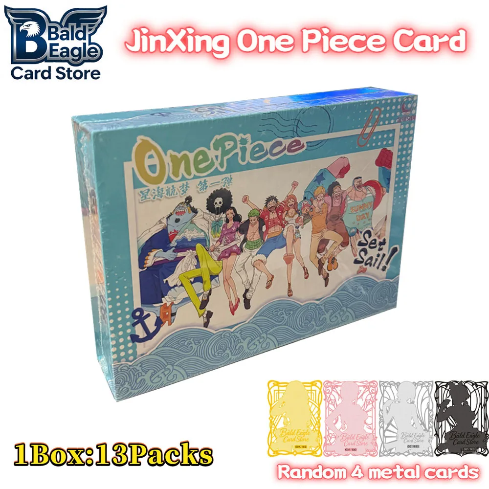 Коллекционная карточная игра JinXing One Piece: Редкие персонажи, любимые фанатами, фэнтезийные аниме-персонажи, горячо захватывающие приключения, изысканные игрушки