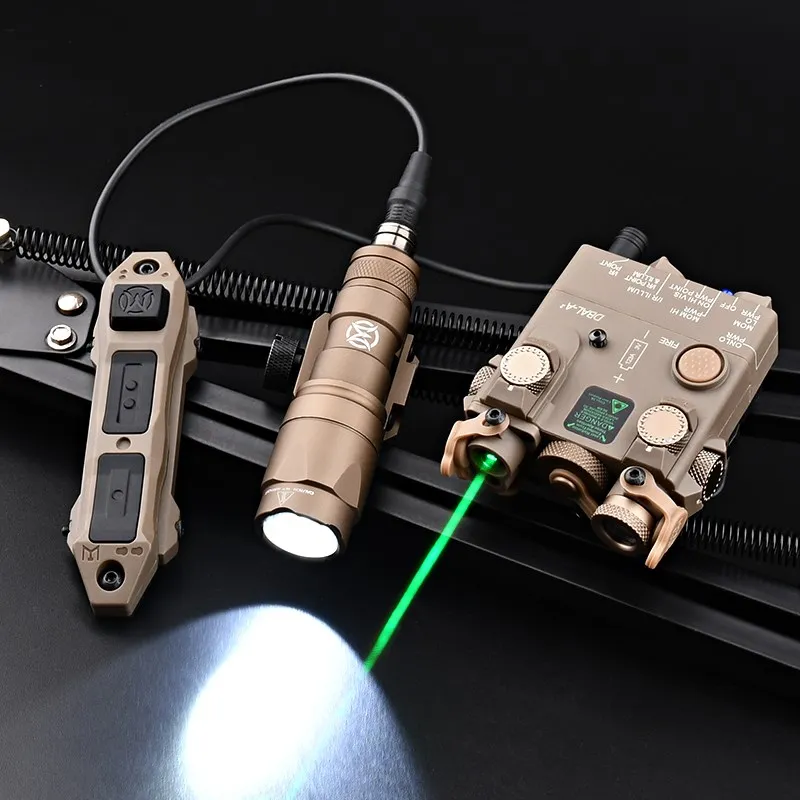 WADSN Full Function DBAL-A2 Red Dot Blue Green IR Laser Indicator PEQ15 Infrared Laser M600 M300 Airsoft Flashlight Weapon Light