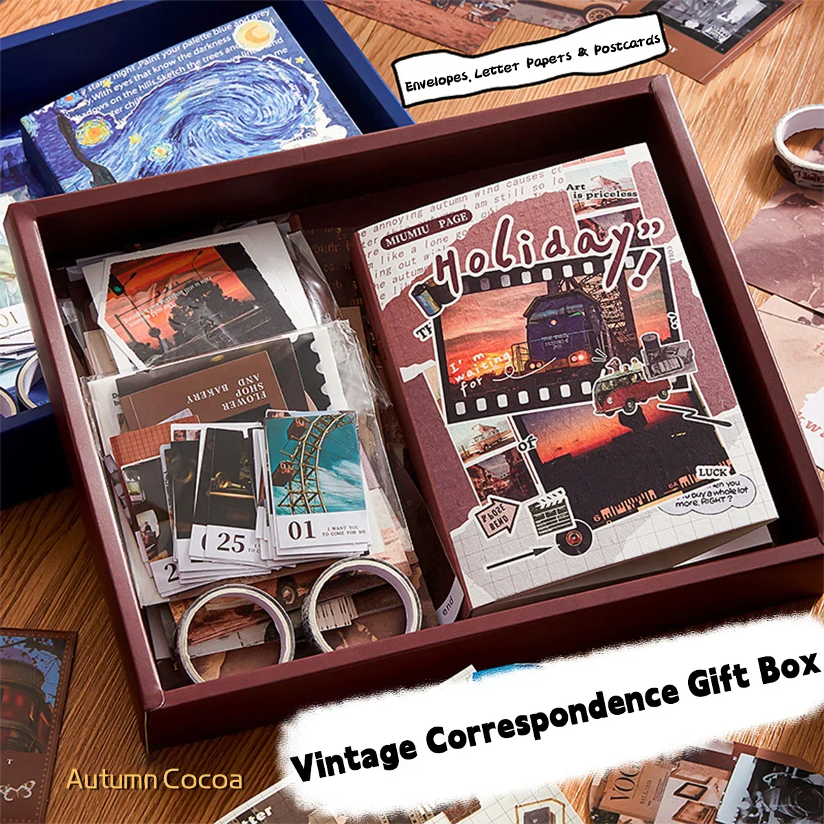 

164/Pcs Vintage Old Newspapers Postcards Journal Material Stickers Set Cute Photo Props Room Background Wall Diy Decorative Card