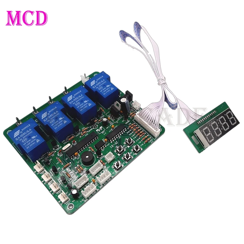 JY-21 Coin Operated Multi Channel Timer Board for Bill Acceptor Coin Acceptor, Car Wash Machine, Time Control PCB with All Lines