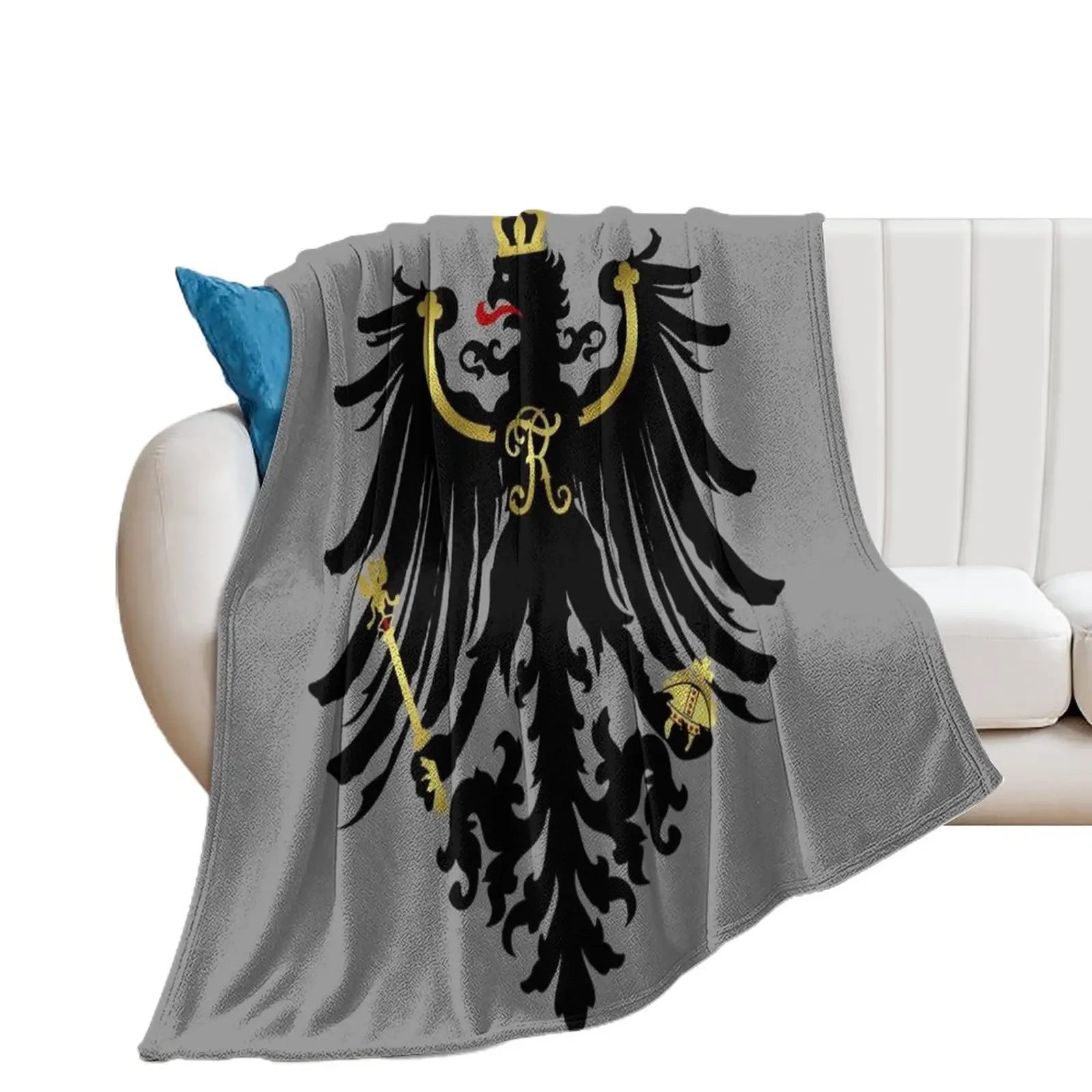 Prussia Throw Blanket Luxury Throw Cute Plaid Furry Blankets