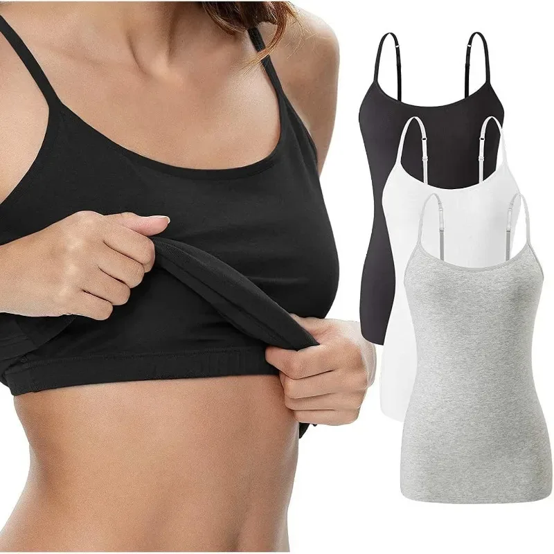 Dámské sexy tílka s ramínky, bílé a černé barvy, bez rukávů, základní tričko, úzká vesta, zeštíhlující tílka, spodní prádlo, módní topy - náhled 3