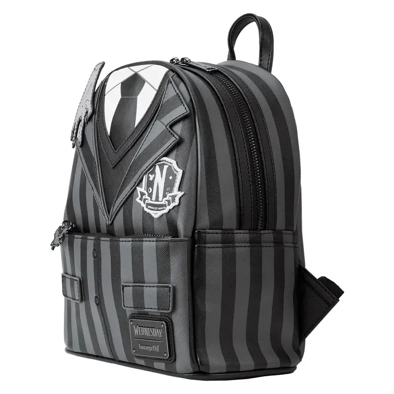 The Addams Family Wednesday Addams Loungefly Exclusive Mini Backpack Boys And Girlfriend Birthday Surprise Gift