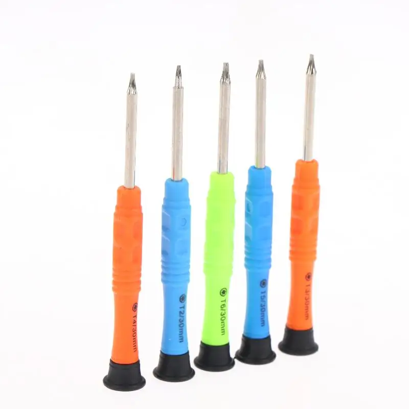1/3Sets Mini Screwdriver Set 6 Sizes Torx Screwdriver T2 T3 T4 T5 T6 Magnetic Star Bit DIY Mobile Phone Hand Repair Tools Kit