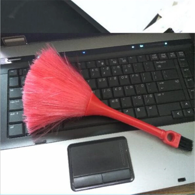 New Computer Keyboard Dust Brush Dusting Brush Mini Duster Remover Cleaning Product Supplie Home Office Cleaner