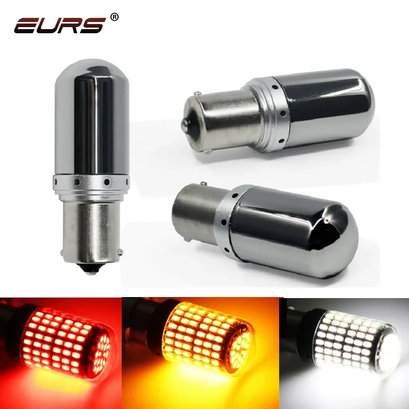 

1PCS 1156 BA15S P21W BAU15S PY21W Canbus No Error Turn Signal Light 1157 BAY15D LED T20 7440 W21W 7443 Brake Lamp Amber White