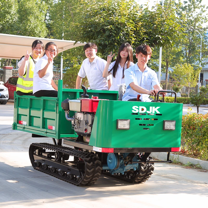 Diesel Engine Hydraulic Mini Dumper/ Mini Dumper Small Tracked Carrier Factory customized delivery