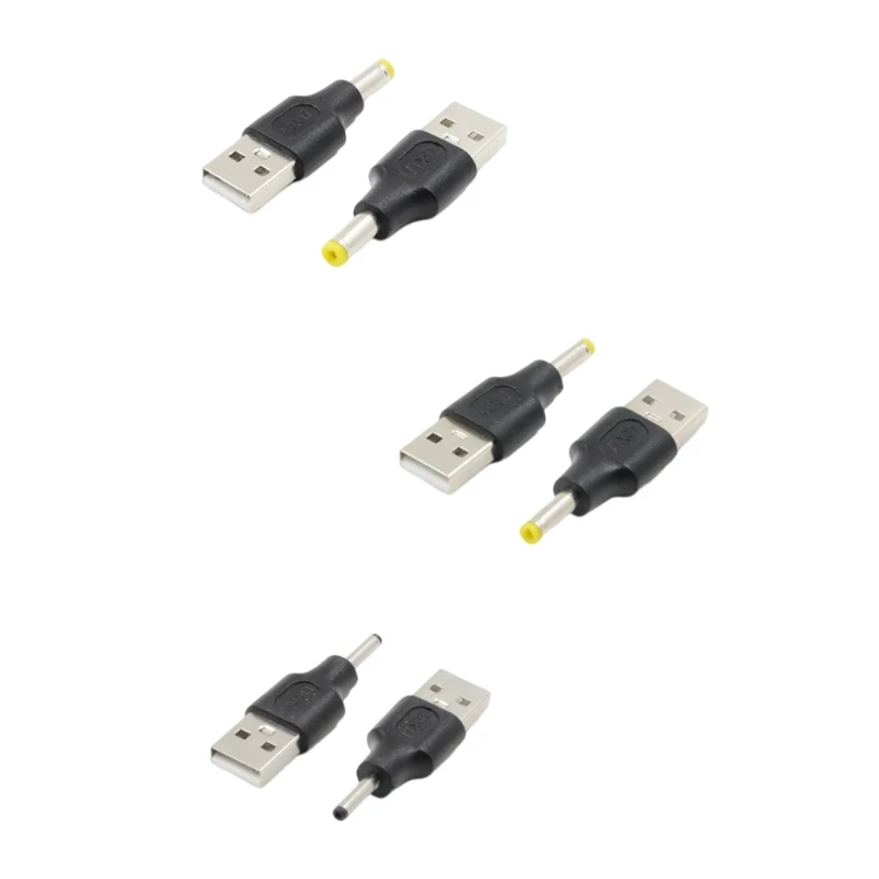 USB to 2.5x0.7mm 3.5x1.35mm 4.0x1.7mm 5.5x2.5mm 5.5x1.7mm 5.5x2.5mm 5.5x2.1mm Connector DropShipping