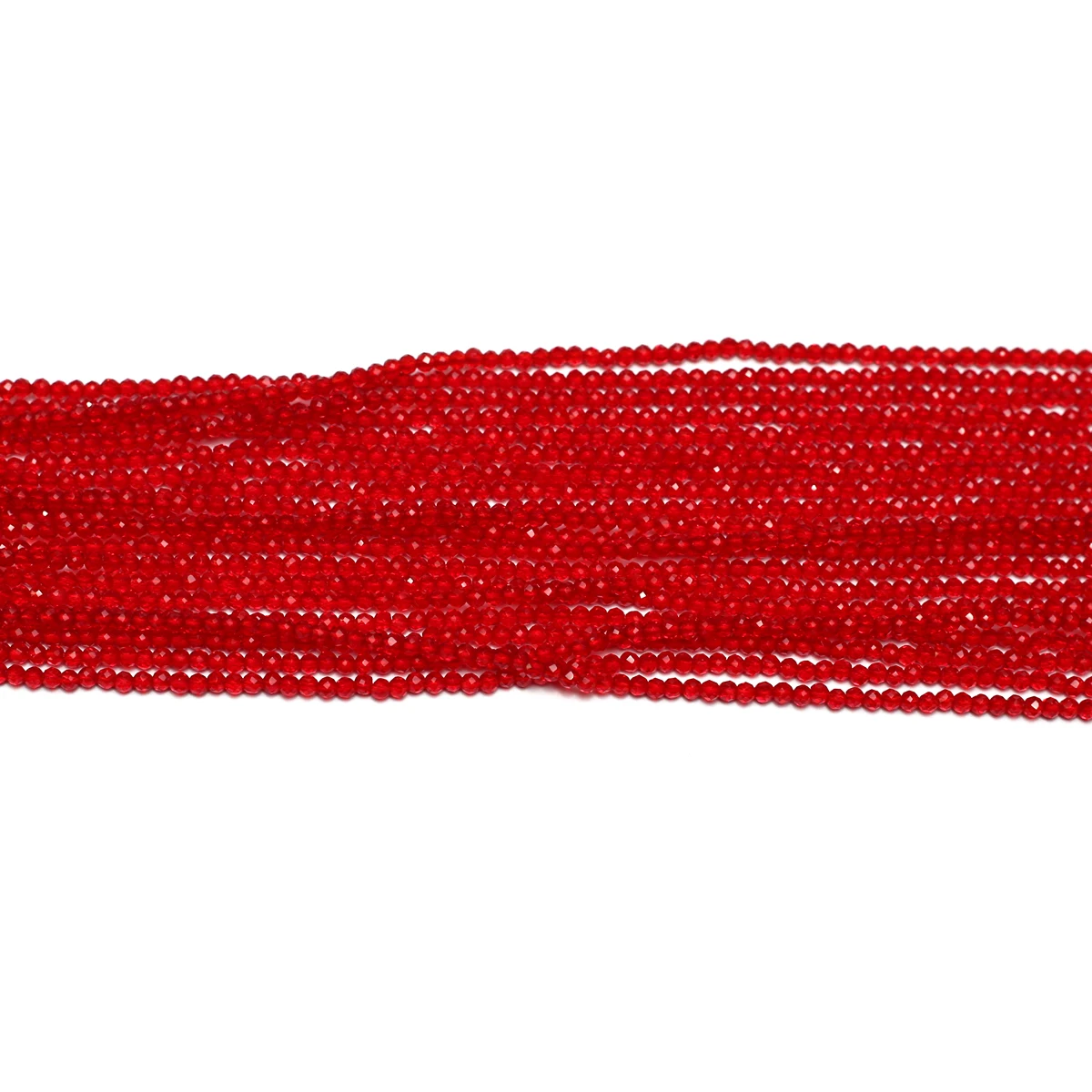 

3mm Natural Semi-Precious Small Round Stones Spinel Red Loose Bead for Women Gift Jewelry Making DIY Bracelet Necklace 38cm