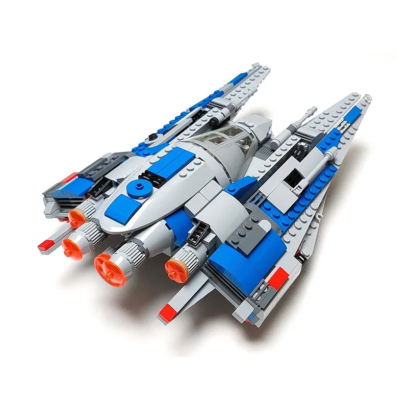

454 шт. MOC Starfighter Star Battle, строительные блоки, детская рождественская игрушка, подарок на день рождения для детей