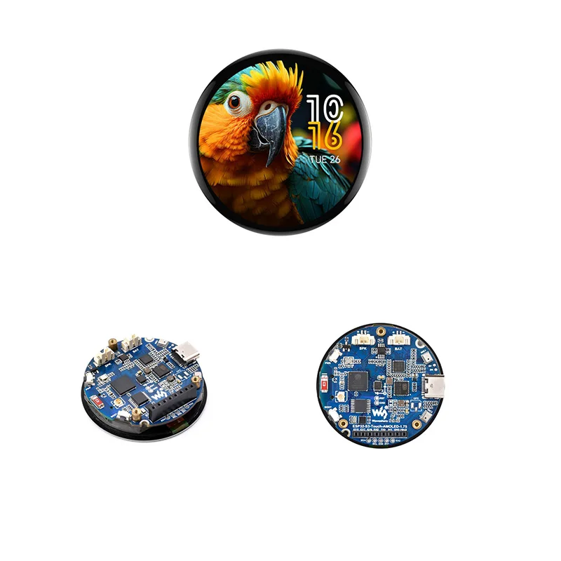scheda-di-sviluppo-waveshare-esp32-s3-con-display-touch-amoled-rotondo-da-175-pollici-processore-dual-core-lx7-a-32-bit-466×466-pixel