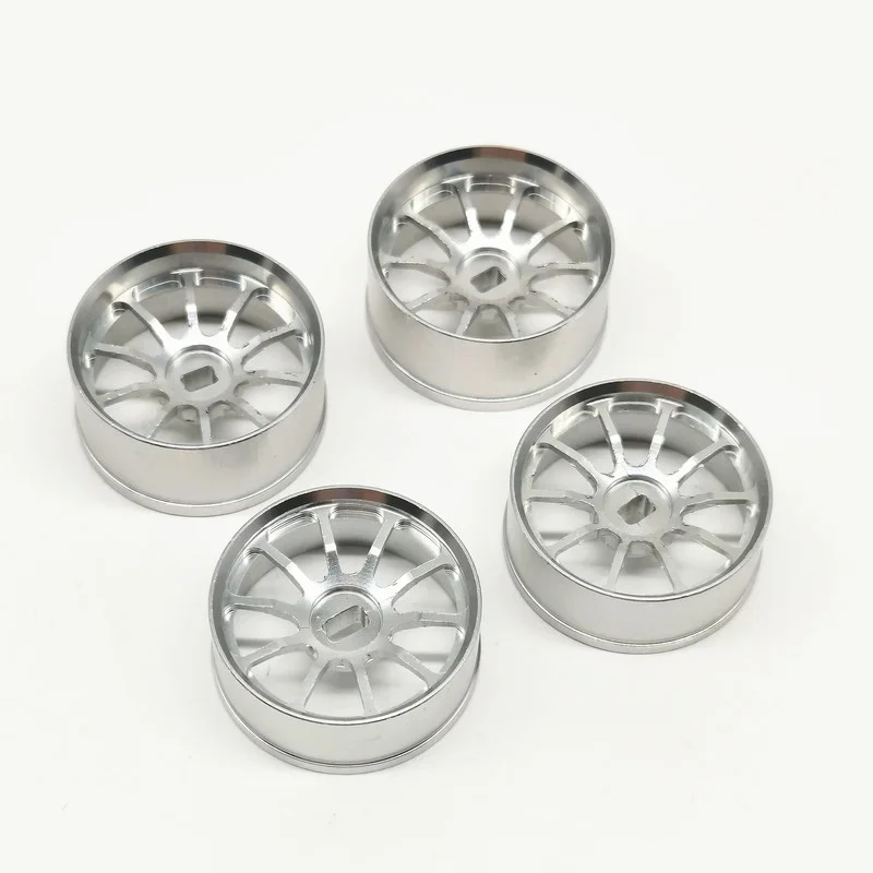 4pcs/set Aluminium Alloy 22MM Wheel Hub for KYOSHO MINI-Z 1/28 Wltoys HGD1 HGV1 XRX RC Car Upgrade Parts Universal