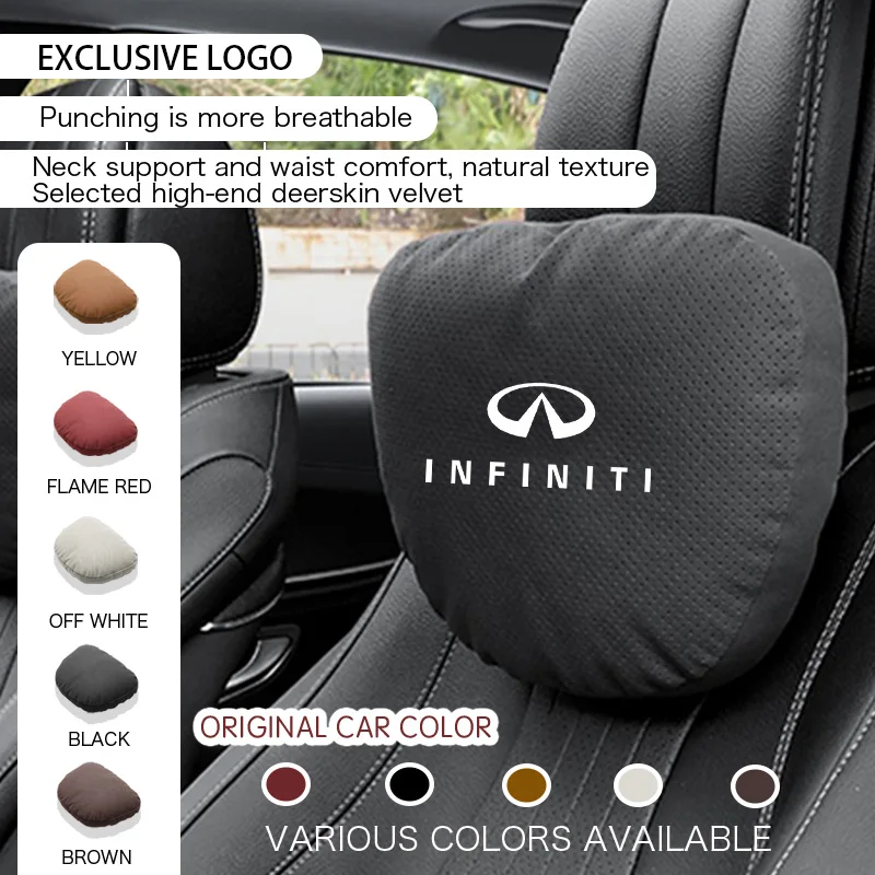 

For Infiniti Q50 G37 Fx35 G25 Qx50 Qx60 Qx80 Qx55 Qx30 Q60 Car 2006 Accessories Car Neck Headrest Pillow Seat Lumbar Protection