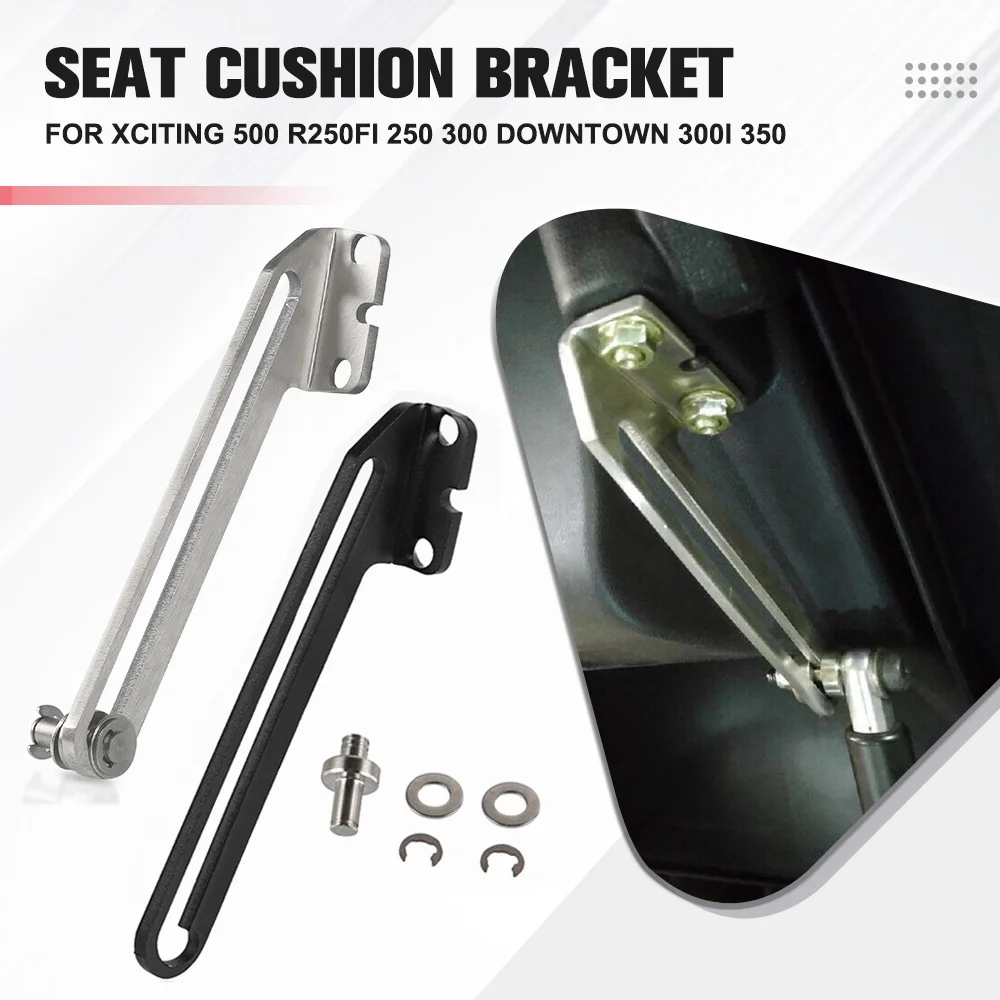 

For KYMCO Downtown 300i/350i XCITING 250 300 Xciting R250Fi Motorcycle Seat Stopper Track Parts Open Angle Increases Bracket