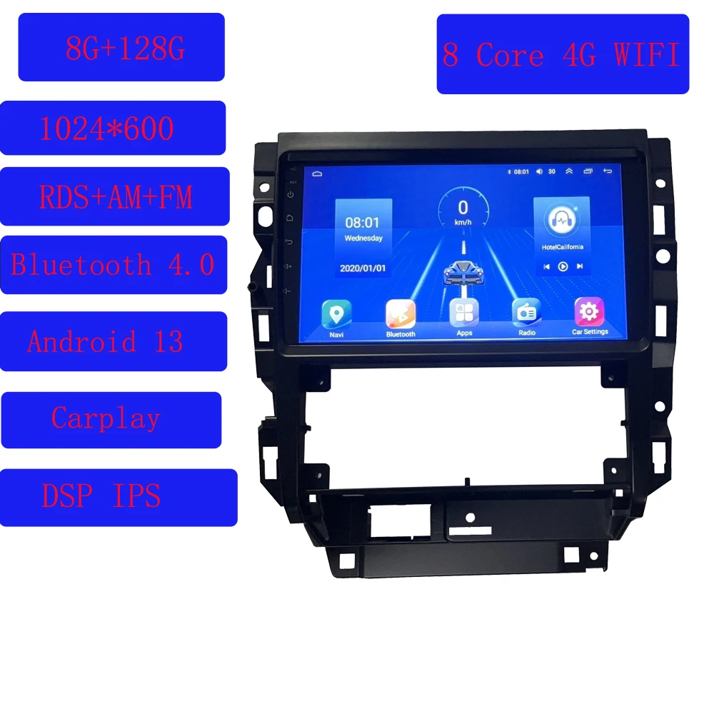 

Android 13 для Volkswagen Golf Mk 4 2004-2008 Автомобильный радиоприемник Carplay Мультимедийный плеер GPS-навигация BT 4G Wi-Fi Видео Стерео 2din