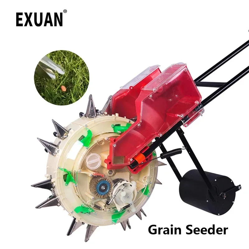 

Multi-function Hand-push Roller Corn Planter Peanut Soybean Cotton Vegetable Sowing Wheat Seeder Seed Planting Tool 16-30CM