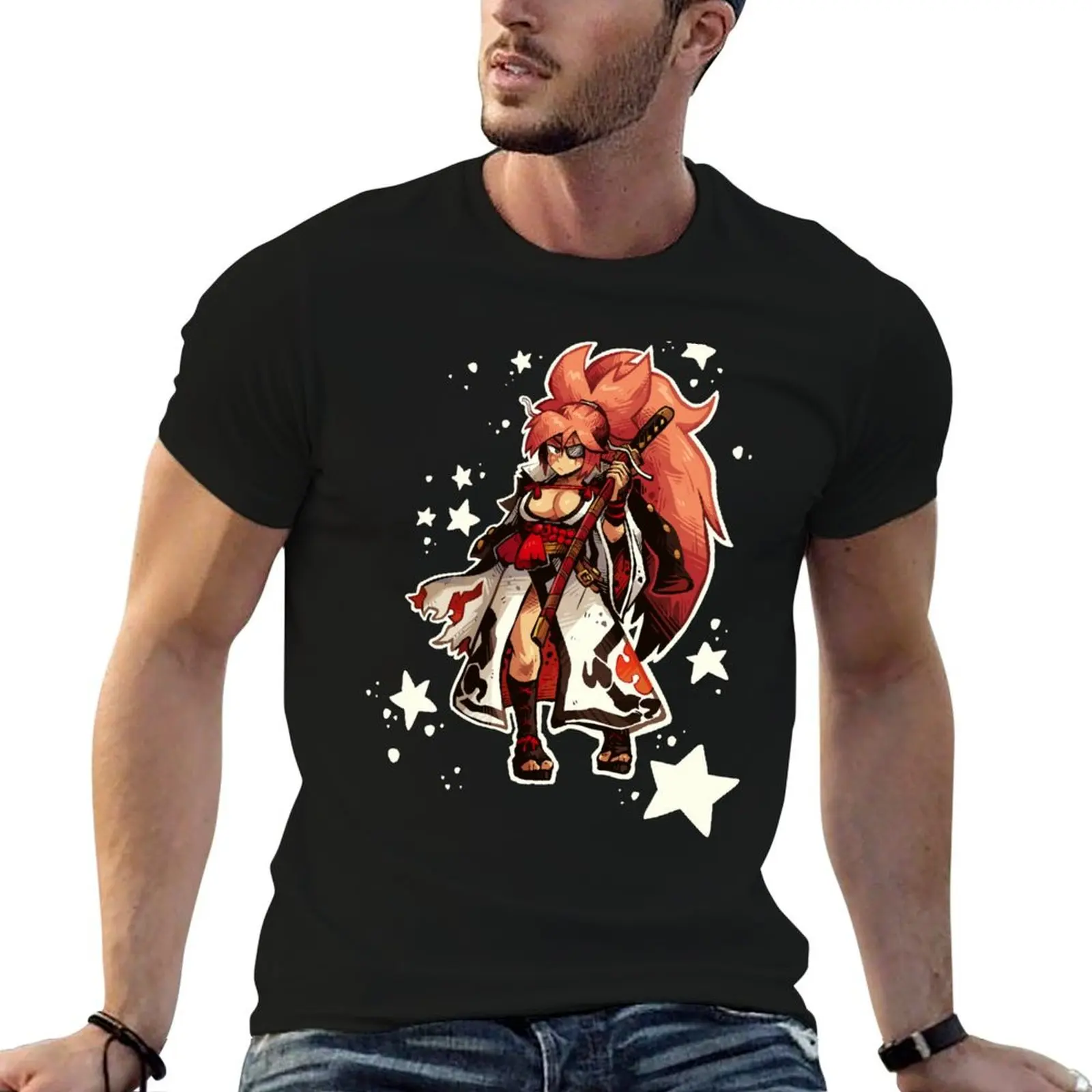

shirts Baiken t funny graphic t man T-Shirt graphic shirt GGST man for