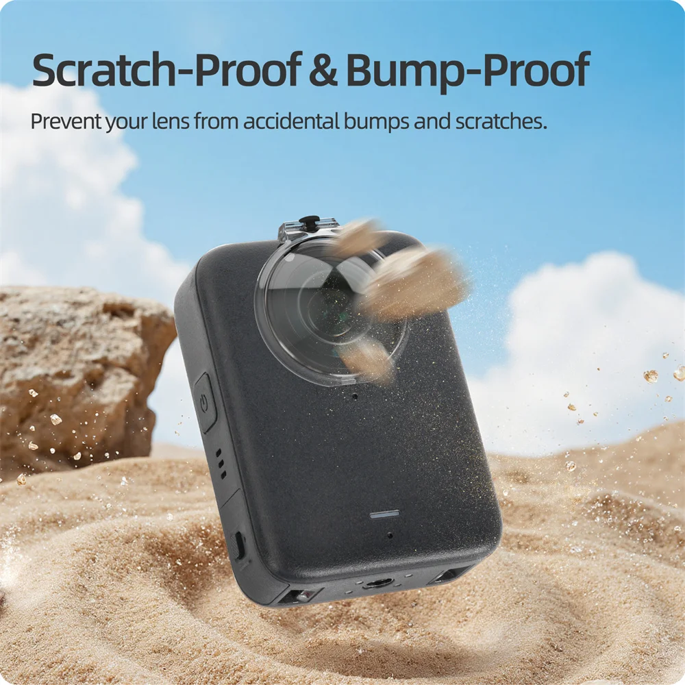 Sunnylife Lens Guards for DJI Osmo 360 ,Lens Panoramic Protection Camera Protector Cap Anti-scratch For Osmo 360 Accessories