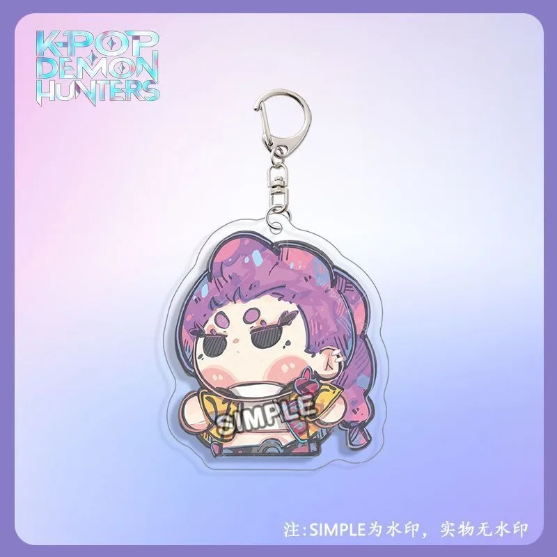 Kpop アニメ悪魔ハンタールミゾーイジヌミラコスプレアクセサリーキーホルダーバッグチャーム装飾グループアイドル男の子女の子誕生日プレゼント