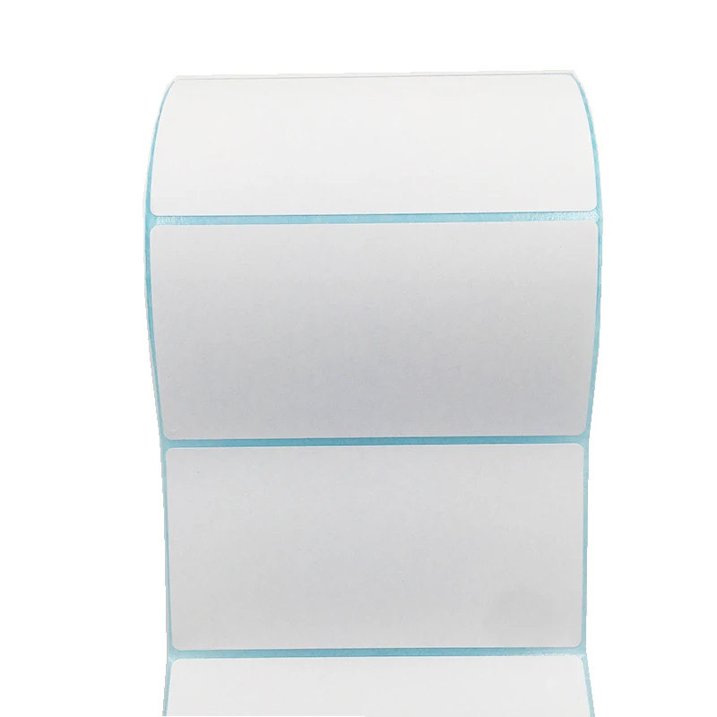 100x50mm-1000pcs/Roll 자체 접착 열 라벨 슈퍼마켓 가격 빈 바코드 라벨 직접 인쇄 방수 인쇄 용지