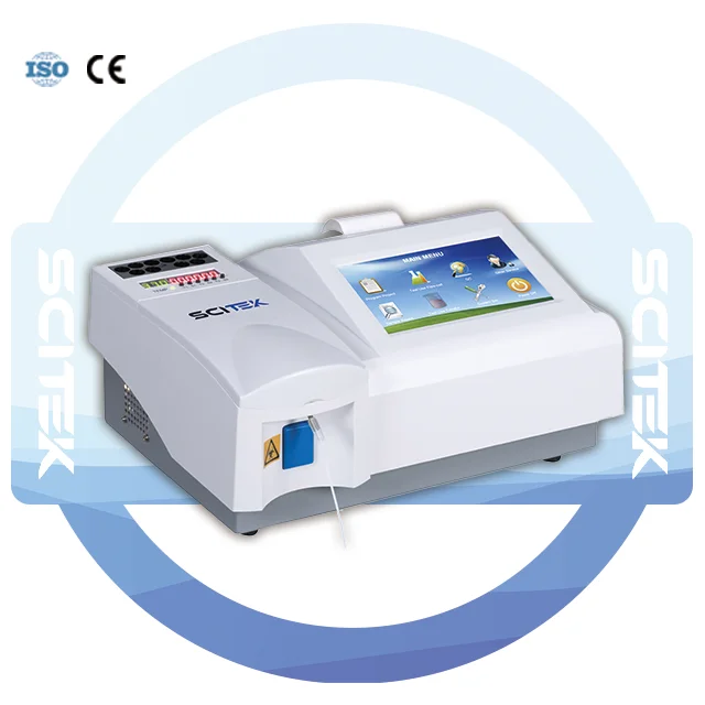 LCD Versatile Semi-auto Biochemistry Analyzer Chemistry Analyzer for Blood Urine Laboratory