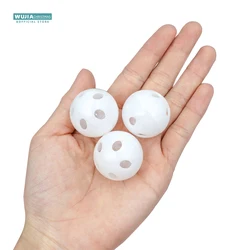 30/50/100pcs 24mm Squeaker Plastic Rattle Bell Ball Dog Toy DIY Rattle Beads Noise Maker Rattle Toys Sets for Babies Accessories