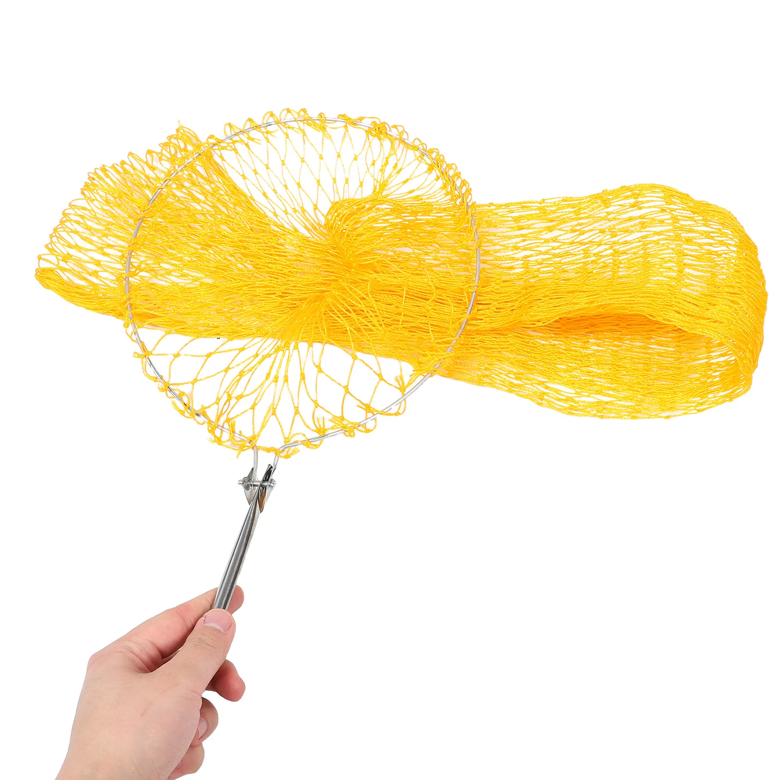 

Fishing Net 18-Strand Thickened Line Flat Bottom Drawstring Large Eye Mesh Secure Fish Protection Boat Aquarium Tool