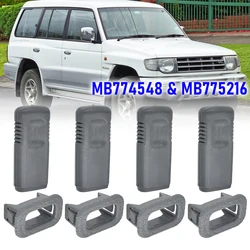 4 Set Car Door Lock Pin Cap Set Holding For Mitsubishi Pajero Montero V31 V32 V33 V43 SHOGUN MK2 MB774548 MB775216 Accessories