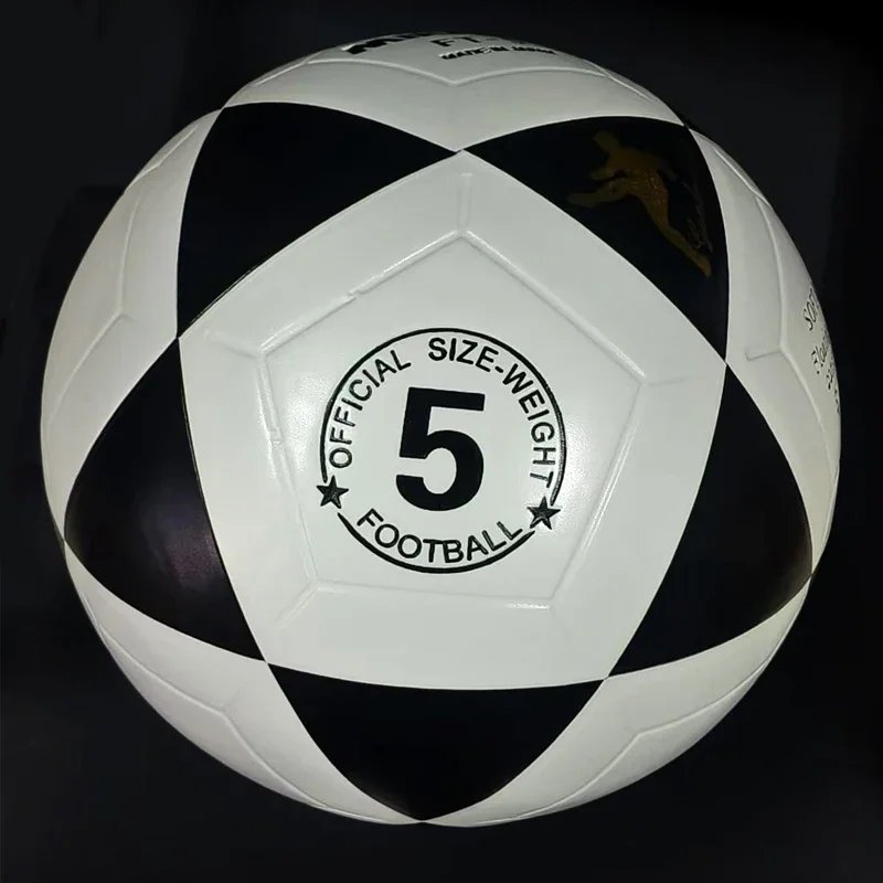 Fußball der Größe 5, PU, wasserdicht, verschleißfest, für Erwachsene, für drinnen und draußen, Trainingsball, Mannschaftsspielfußball
