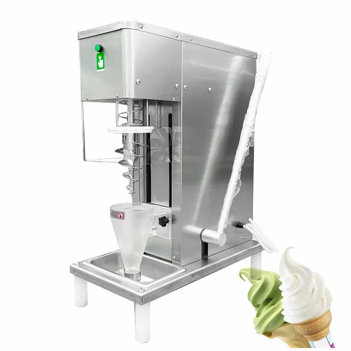 Fruit swirl dairy freeze blender yogurt soft serve ice cream mixer blending machine