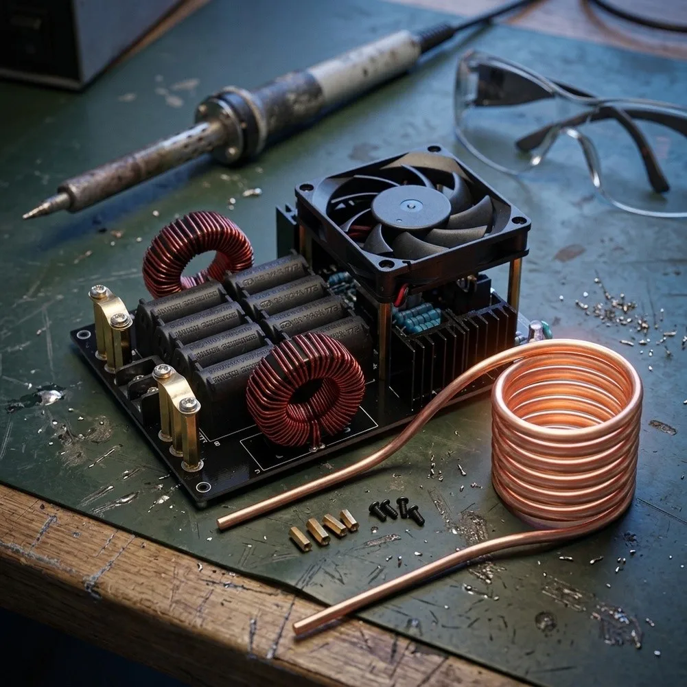 For Fafeicy Induction Heating PCB for ZVS-Based Heat Treatment Systems Featuring Materials and Functional Layout