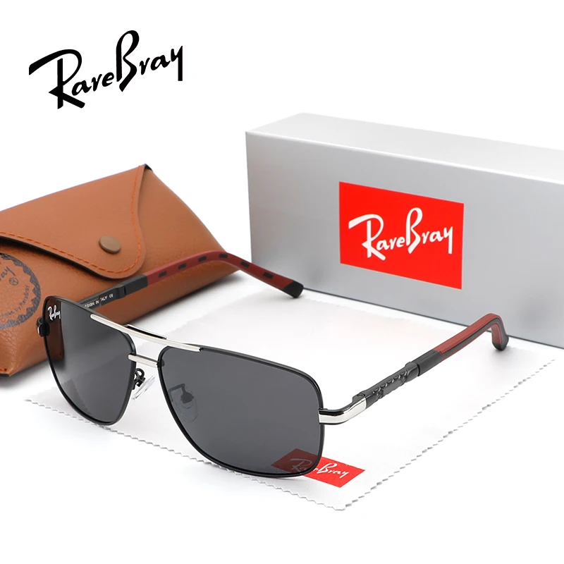 

Солнцезащитные очки RareBray Classic Fashion: мужские поляризационные очки с цветными поляризационными линзами, очки для вождения