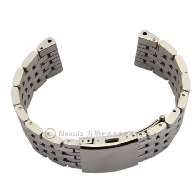 Watchbands Silver 24mm 28mm 30mm Band Width High Quality Stainless Steel  Wrist Watch Band Strap Bracelet Mens Promotion