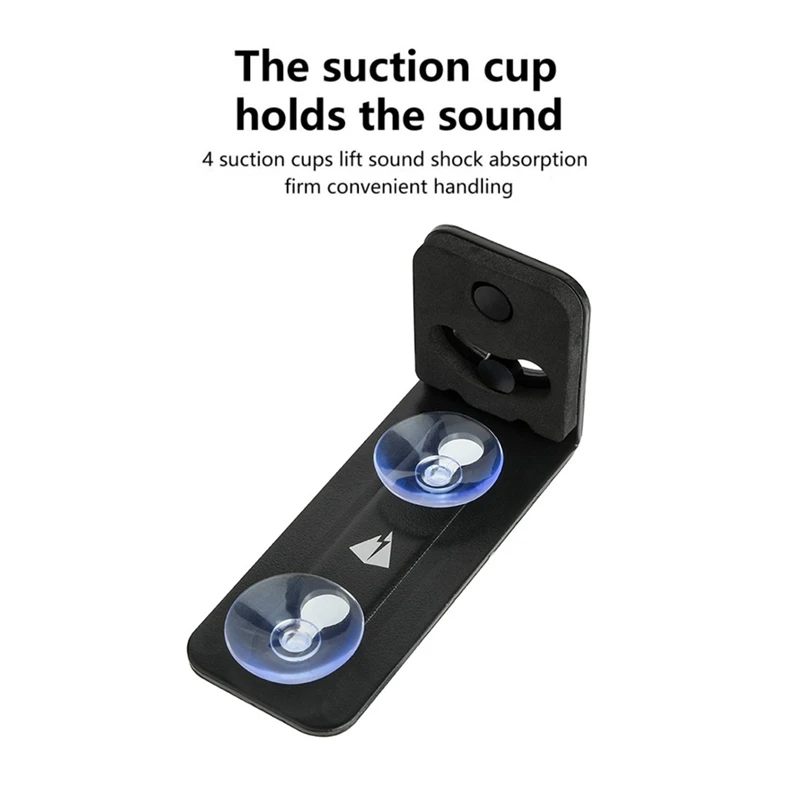 2Pcs Soundbar Stand Universal Anti-Slip Metal Sound Bar Wall Mounting Holder For Home