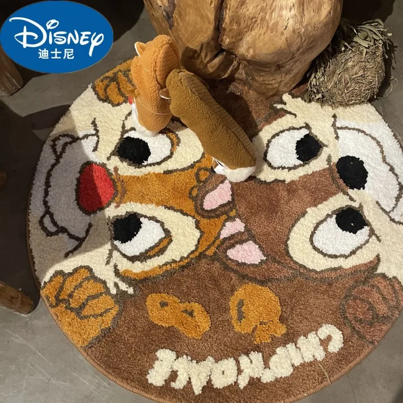 2023 New Disney Chip 'N' Dale Floor Mat Blanket Cartoon Anime Chipmunk Carpet Lovely Holiday Collectible Gift For Children