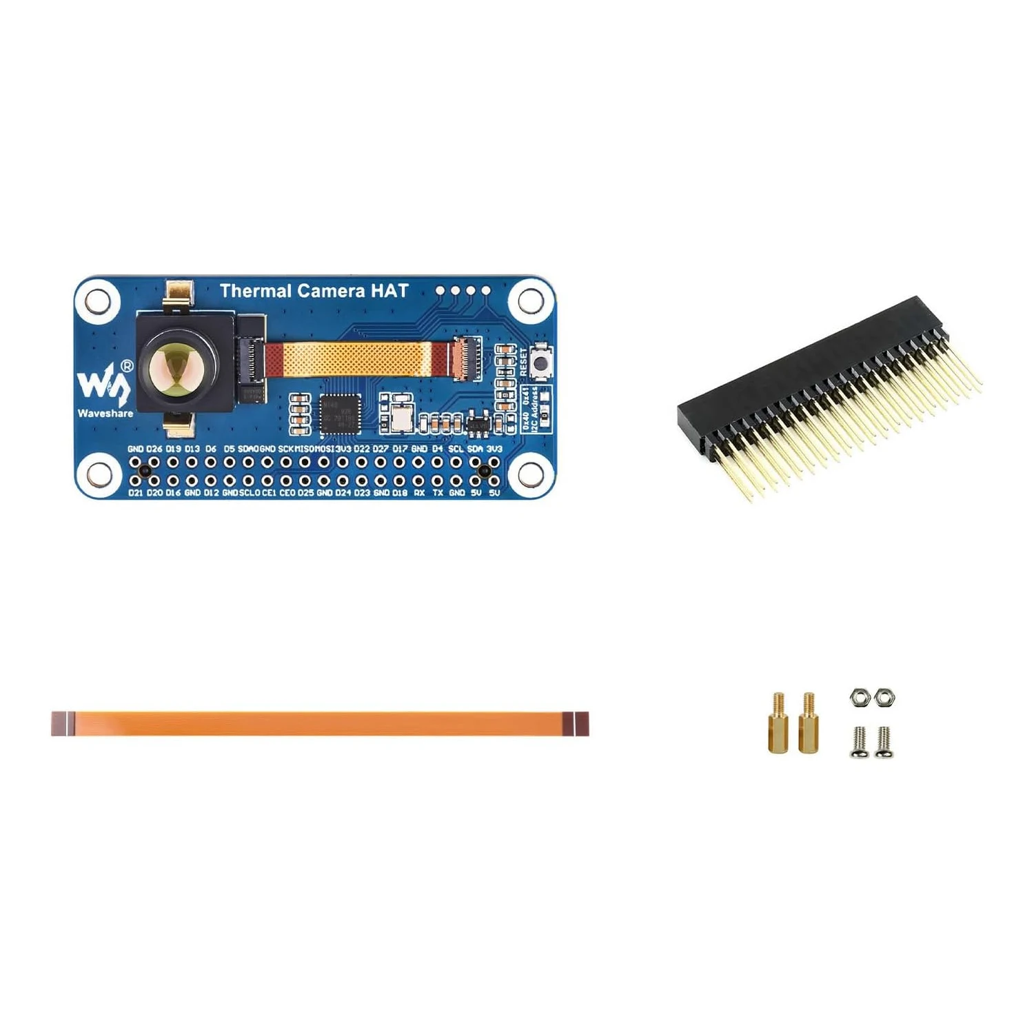 VoltSLong-wave IR Thermal Imaging Camera Sensor Module For RasPi RPI Raspberry Pi 3 Model B 4 5 Zero 2 W Projects 4B PI5 Accesso