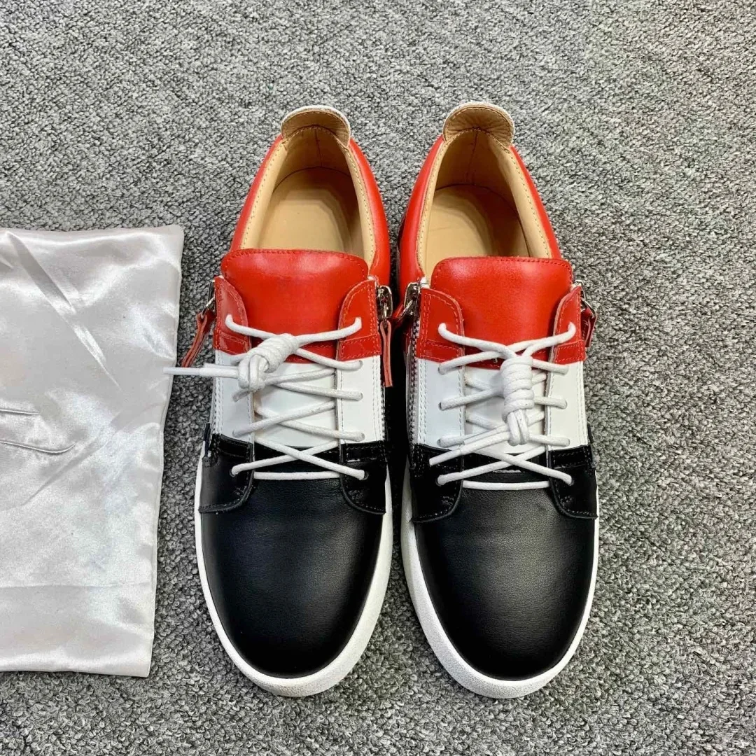 New Fashion Casual Sneakers for Men Brand Designer Women Tennis shoes Luxury Real Leather GZ Loafers Sports shoes 35-48 G0222