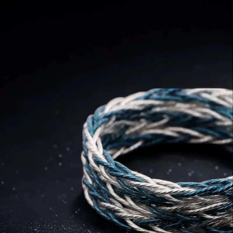 ZiSin-11 8-Core Litz HIFI Earphone Upgrade Cable With 3.5/2.5/4.4mm MMCX/QDC/TFZ 0.78 2Pin For DB3 Moondrop ZX2 ZAX2 IE500 400