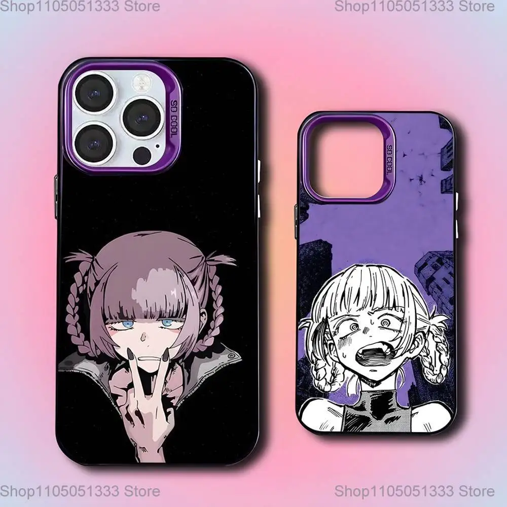 

Call of Night N-Nazuna nanakusa Phone Case For iPhone 16,15,14,13,12,11,Mini,Pro,E,SE4,XS,MAX Purple Candy Matte Cover