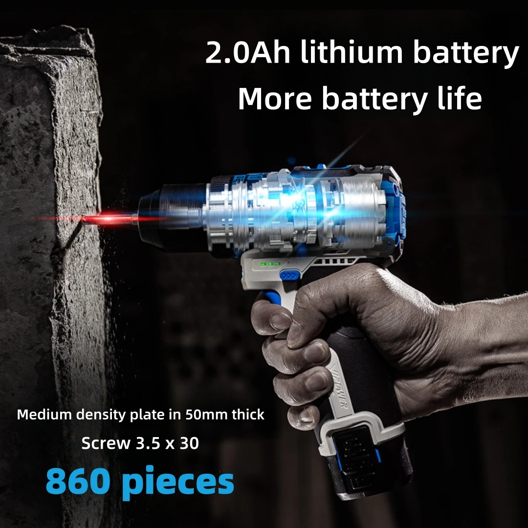 Ls140 Brushless Impact Lithium Gun Drill Rechargeable Handheld Gun To Small Steel Gun Electric Screwdriver