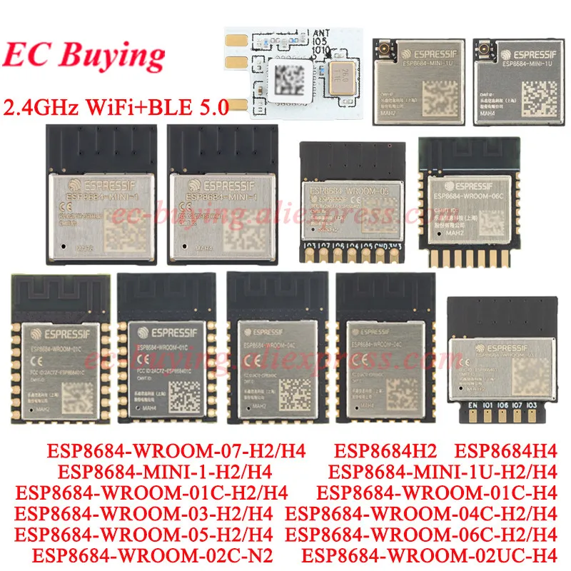 ESP8684-WROOM 01C 02C 02UC 03 04C 05 06C 07 32-bitowy ESP8684 ESP8684-MINI 1 1U RISC-V MCU 2.4GHz Wi-Fi Ble 5.0 Moduł Bezprzewodowy Wifi