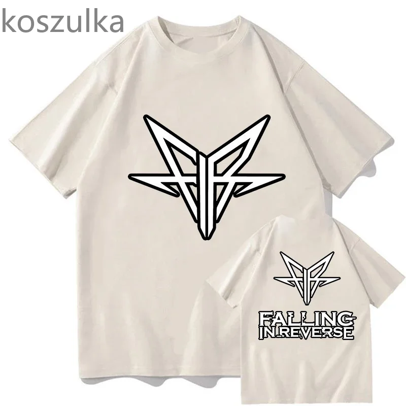 2025 Falling In Reverse The Popular Mons Tour Tshirts Fan Gifts Classic Tee-shirts Sumer New Cotton Tops Unisex Pop Creative Clo